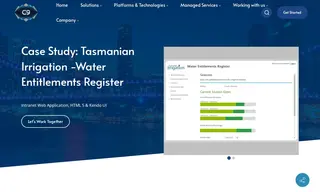 Preview of the Tasmanian Irrigation Case Study