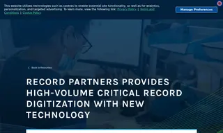 Preview of the Record Partners Case Study