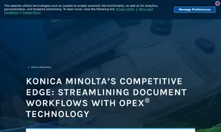 Preview of the Konica Minolta Case Study