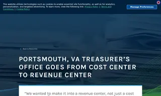 Preview of the City of Portsmouth, VA Treasurer’s Office Case Study