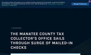 Preview of the Manatee County Tax Collector’s Office Case Study