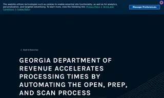 Preview of the Georgia Department of Revenue Case Study