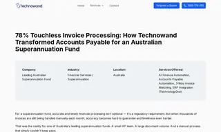 Preview of the Leading Australian Superannuation Fund Case Study