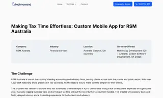 Preview of the RSM Australia Case Study