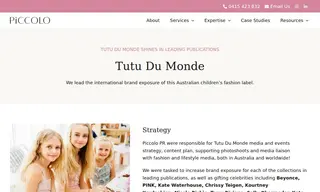 Preview of the Tutu Du Monde Case Study
