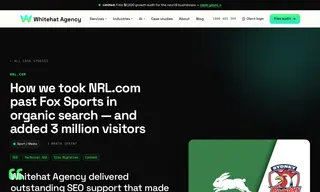 Preview of the NRL.com Case Study