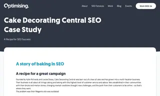 Preview of the Cake Decorating Central Case Study
