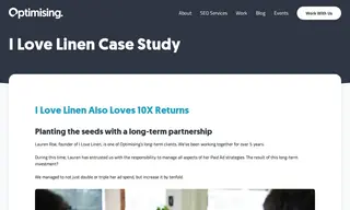 Preview of the I Love Linen Case Study