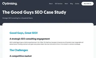 Preview of the The Good Guys Case Study