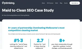 Preview of the Maid to Clean Case Study