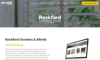Preview of the Rockford Screens & Blinds Case Study