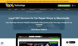 Preview of the P&N Motor Repairs Case Study