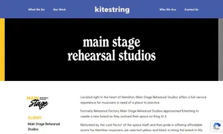 Preview of the Main Stage Rehearsal Studios Case Study