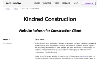 Preview of the Kindred Construction Case Study