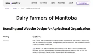Preview of the Dairy Farmers of Manitoba Case Study