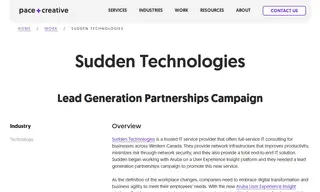 Preview of the Sudden Technologies Case Study