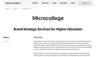 Preview of the MicroCollege Case Study
