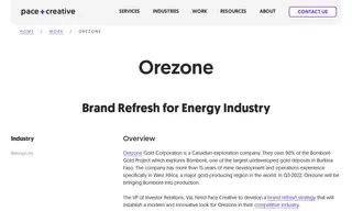 Preview of the Orezone Case Study