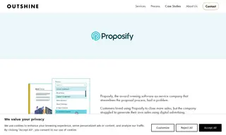 Preview of the Proposify Case Study