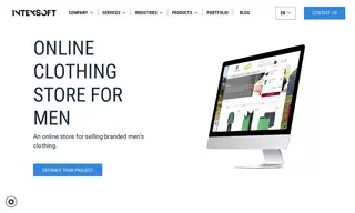 Preview of the Online Clothing Store for Men Case Study
