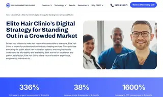 Preview of the Elite Hair Clinic Case Study