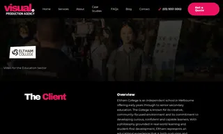 Preview of the Eltham College Case Study