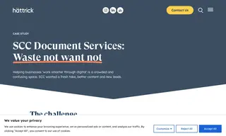 Preview of the SCC Document Services Case Study