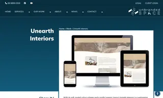 Preview of the Unearth Interiors Case Study