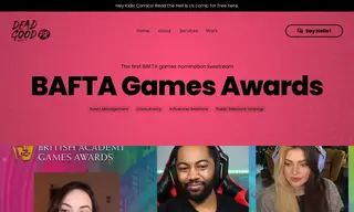 Preview of the Bafta Games Awards (bafta) Case Study