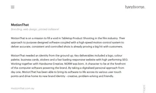 Preview of the MotionThat Case Study