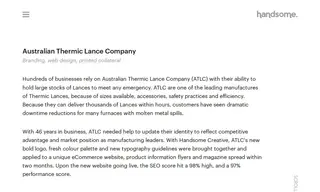 Preview of the Australian Thermic Lance Company Case Study
