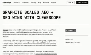 Preview of the Graphite Case Study