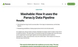 Preview of the Mashable Case Study