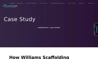 Preview of the Williams Scaffolding Services Ltd Case Study