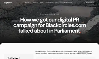 Preview of the blackcircles.com Case Study