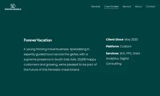 Preview of the ForeverVacation Case Study