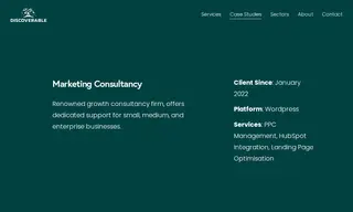 Preview of the Renowned Growth Consultancy Firm Case Study