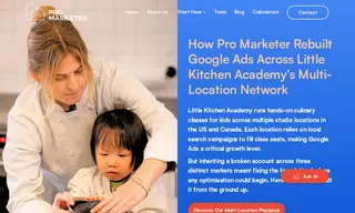 Preview of the Little Kitchen Academy Case Study