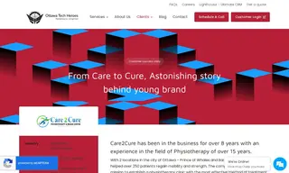 Preview of the Care2Cure Physiotherepy & Rehab Center Case Study