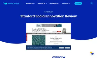 Preview of the Stanford Social Innovation Review (ssir) Case Study