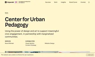 Preview of the Center for Urban Pedagogy Case Study