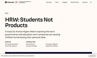 Preview of the Human Rights Watch Case Study