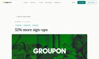 Preview of the Groupon Case Study