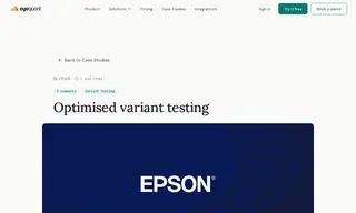 Preview of the Epson Case Study