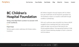 Preview of the BC Children’s Hospital Foundation Case Study