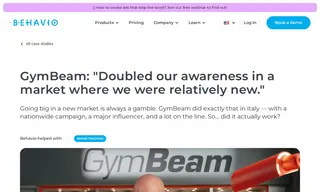 Preview of the GymBeam Case Study