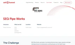 Preview of the SEQ Pipe Works Case Study