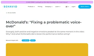Preview of the McDonald's Case Study