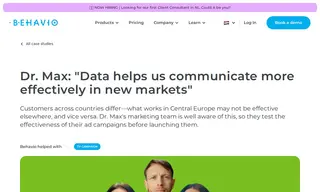 Preview of the Dr. Max Case Study