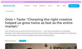 Preview of the ONIO Case Study